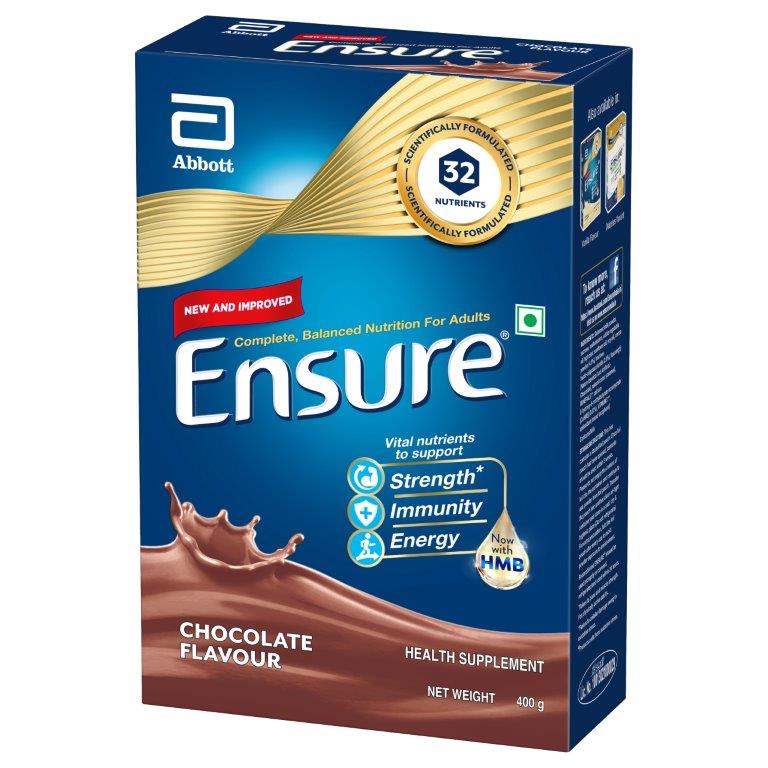Ensure Chocolate Flavour Powder, 400 gm Price, Uses, Side Effects, Composition Apollo Pharmacy