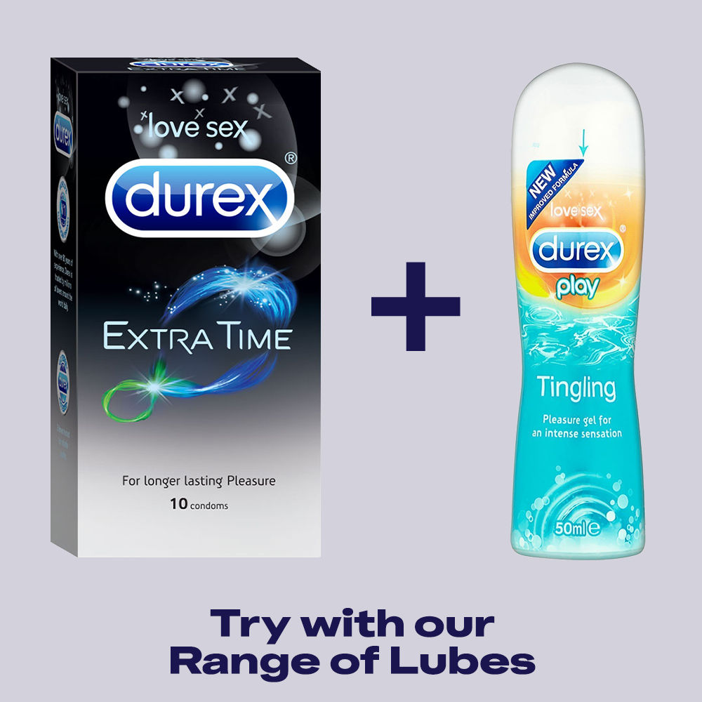 Durex Extra Time Condoms, 6 (2x3) Count Price, Uses, Side Effects