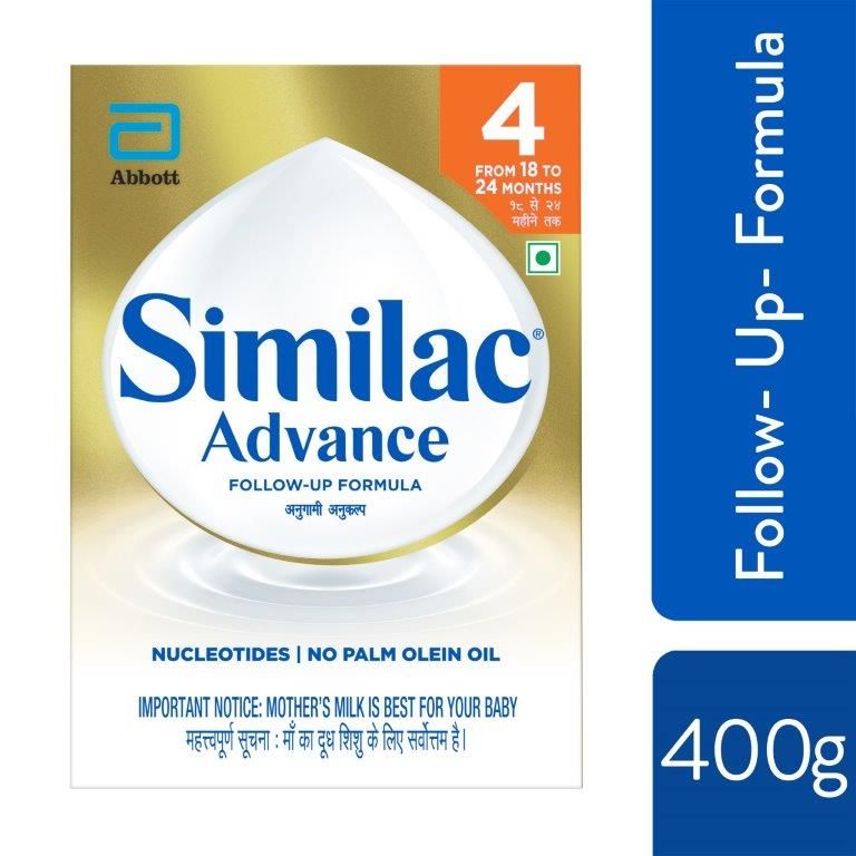Buy Similac Advance Follow-Up Formula Stage 4 Powder (18 to 24 months), 400 gm Refill Pack Online