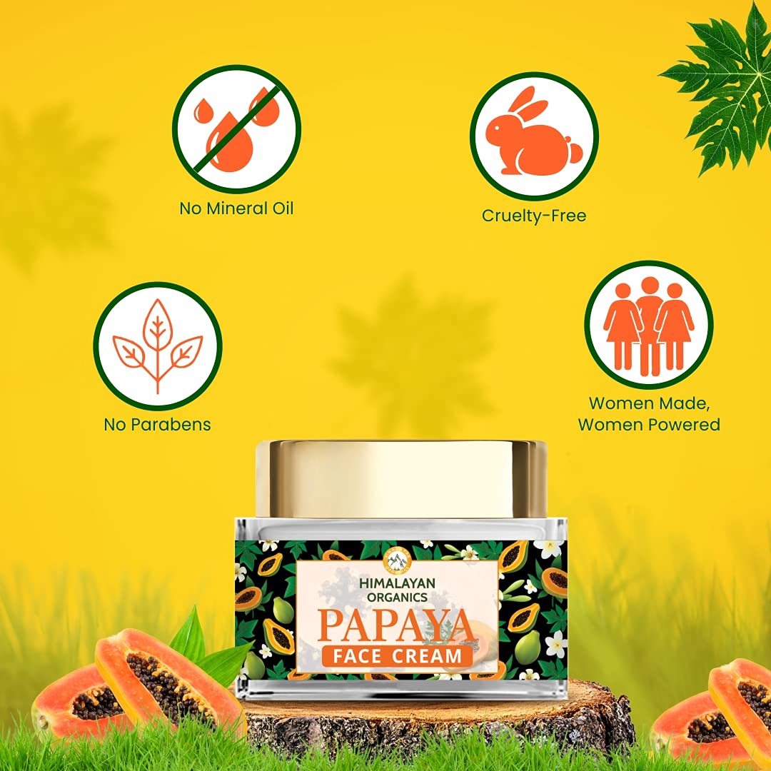 Himalayan Organics Papaya Face Cream, 50 ml, Pack of 1 