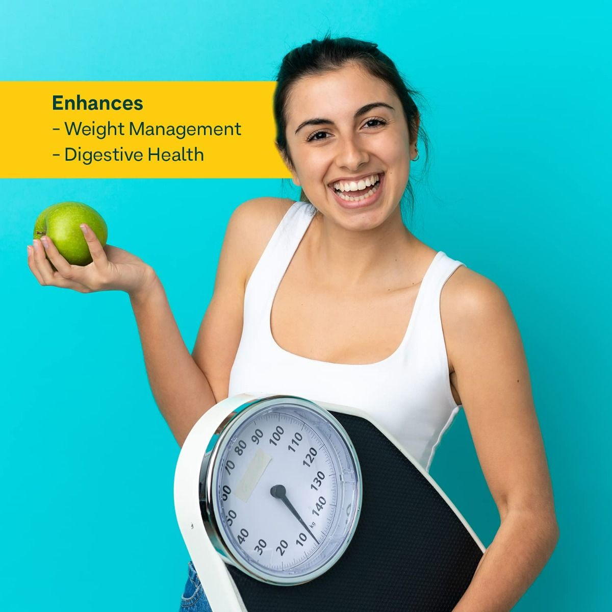 OZiva Plant Based ACV Matcha (Apple Cider Vinegar with Mother) Powder