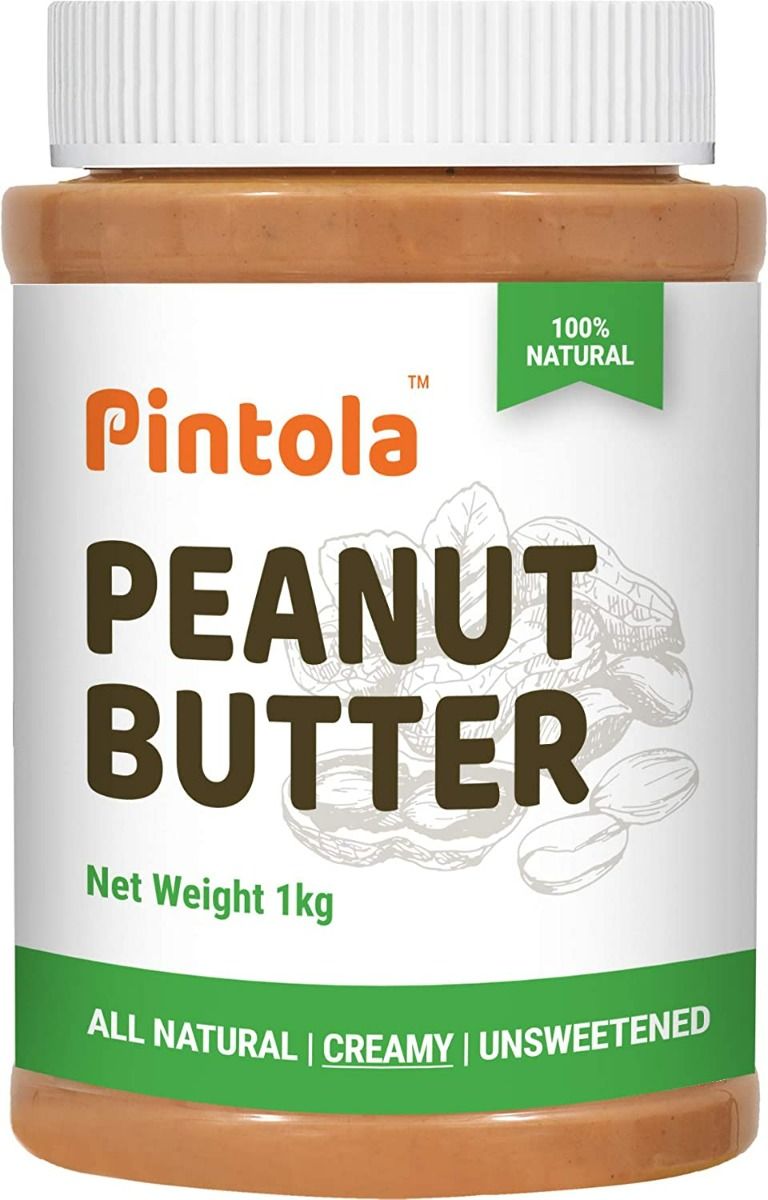 Buy Pintola All Natural Creamy Peanut Butter, 1 kg Online