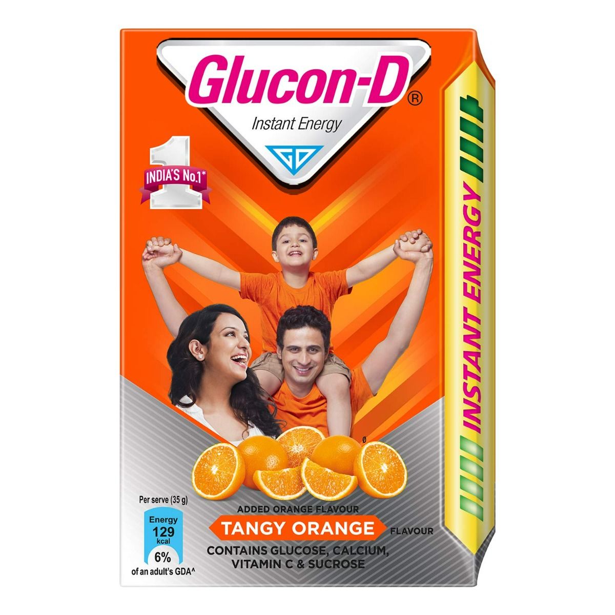 Glucon-D Instant Energy Tangy Orange Flavour Powder, 450 gm, Pack of 1 