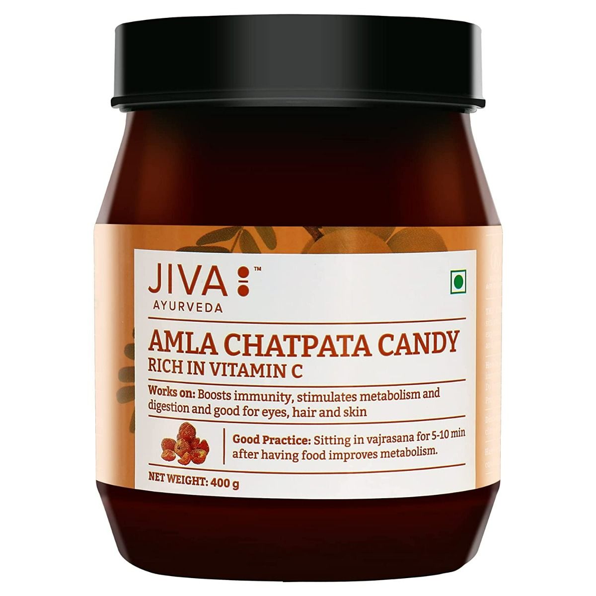 Jiva Amla Chatpata Candy, 400 gm, Pack of 1 