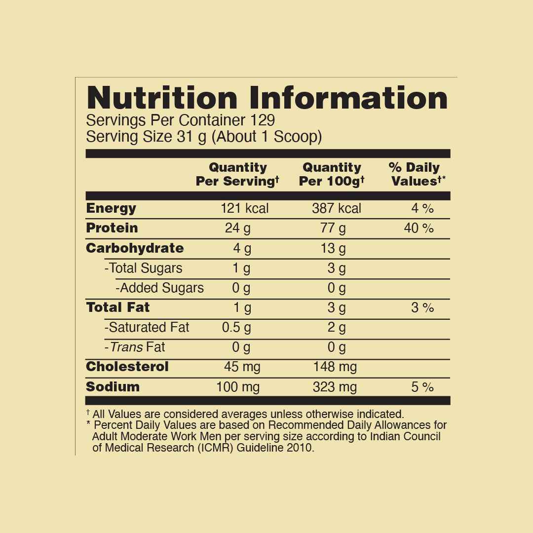 Optimum Nutrition (ON) Gold Standard 100% Whey Protein Vanilla Ice Cream Flavour Powder, 4 Kg, Pack of 1 