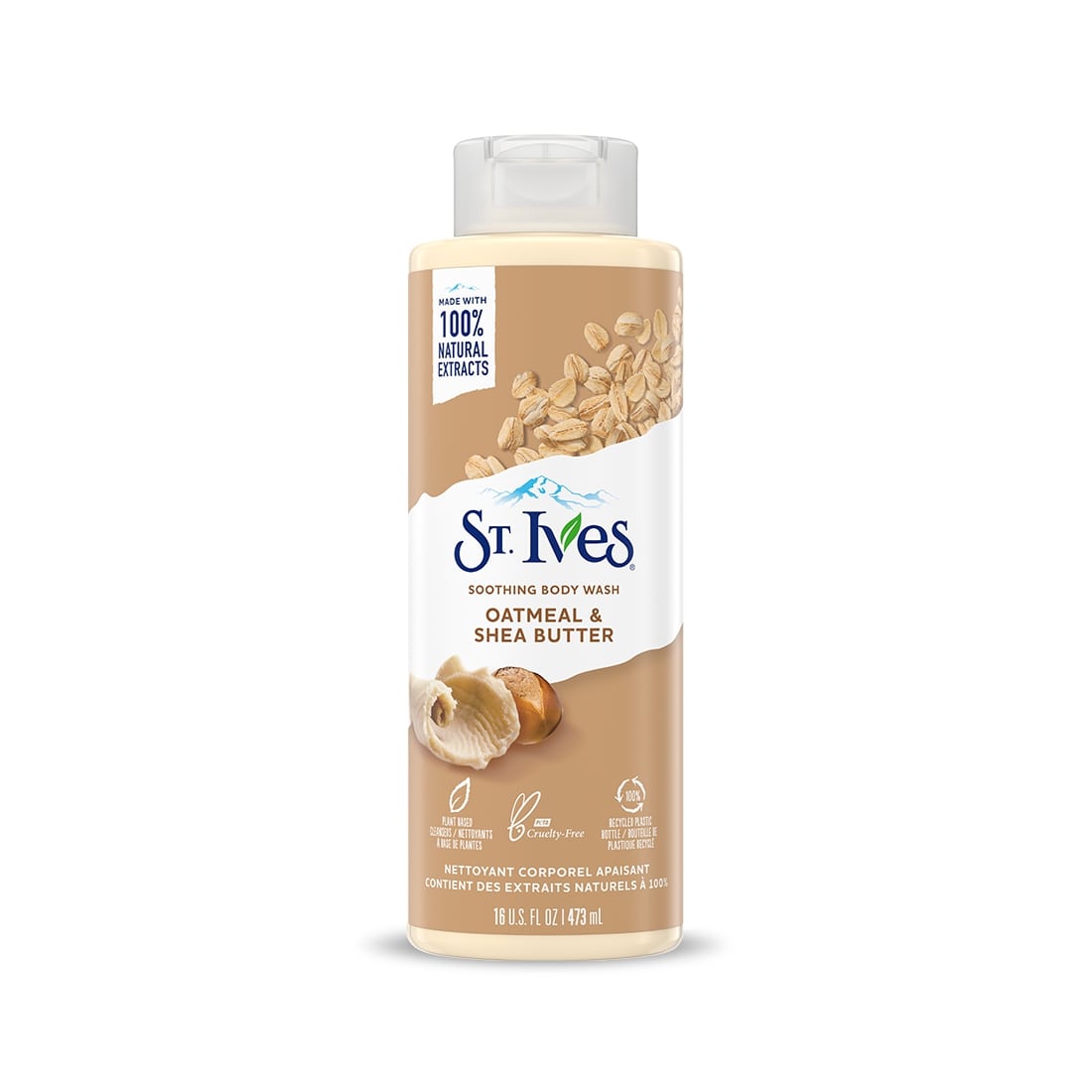 St. Ives Soothing Oeatmeal & Shea Butter Flavour Body Wash, 473 ml, Pack of 1 