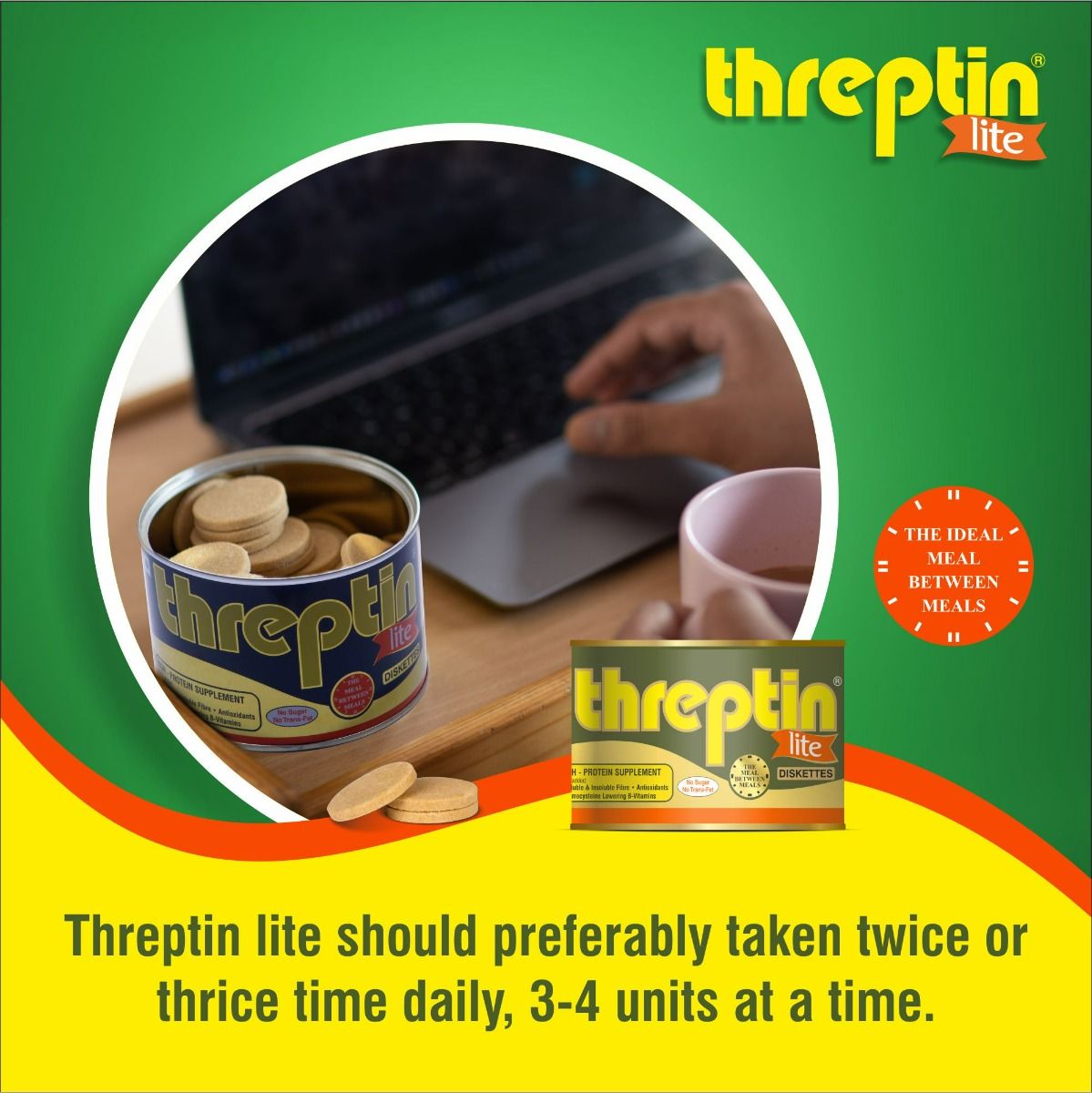 Threptin Lite High Protein Diskettes 275 Gm Price Uses Side Effects