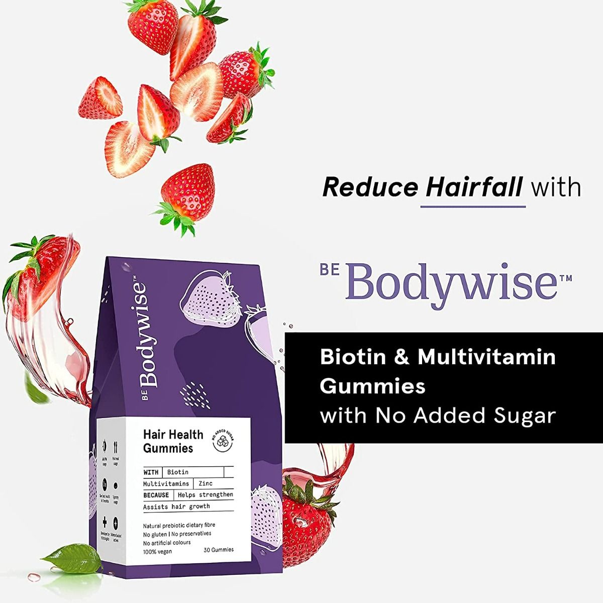 BE BODYWISE HAIR HEALTH GUMMIES 30'S Price, Uses, Side Effects