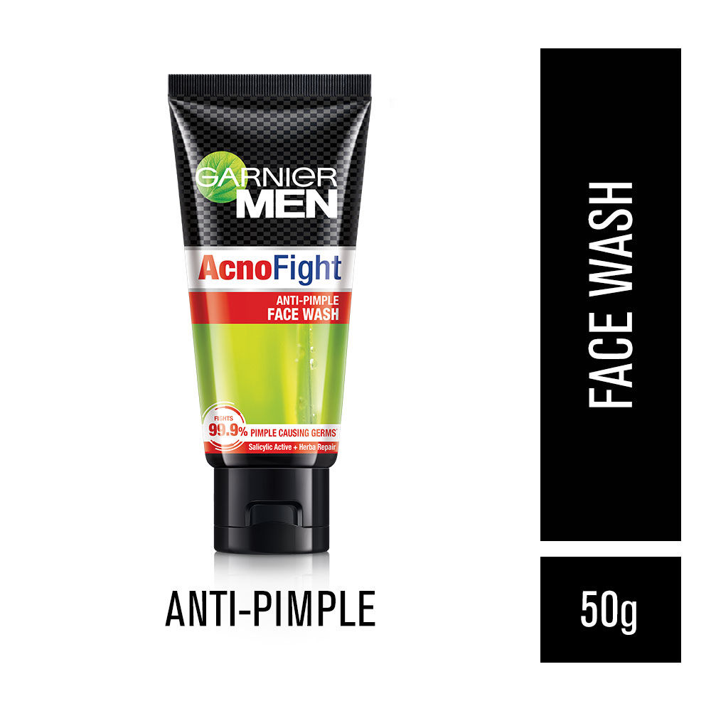 Garnier Men Acno Fight Anti-Pimple Facewash, 50gm, Pack of 1 