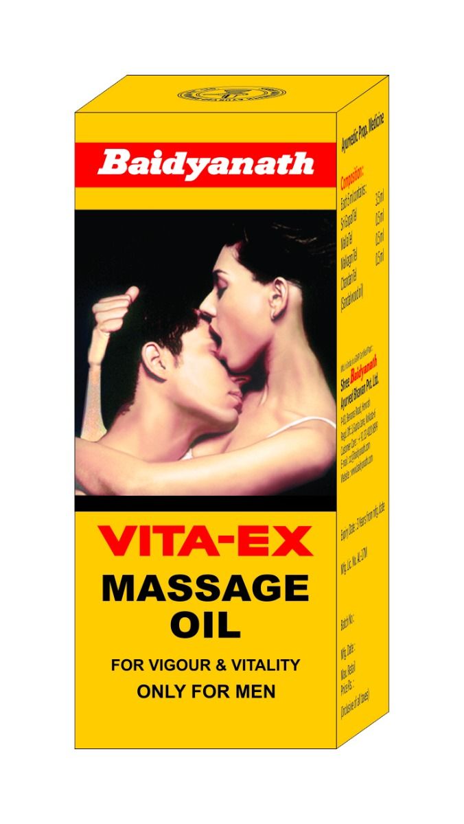 Buy Baidyanath Vita-Ex Massage Oil, 15 ml Online