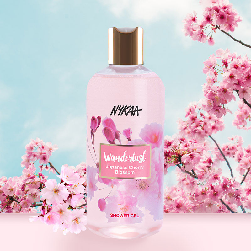 Nykaa Wanderlust Japanese Cherry Blossom Shower Gel, 300 ml, Pack of 1 