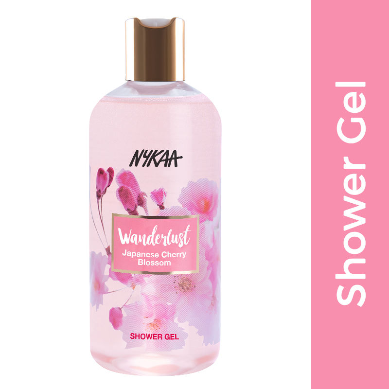 Buy Nykaa Wanderlust Japanese Cherry Blossom Shower Gel, 300 ml Online