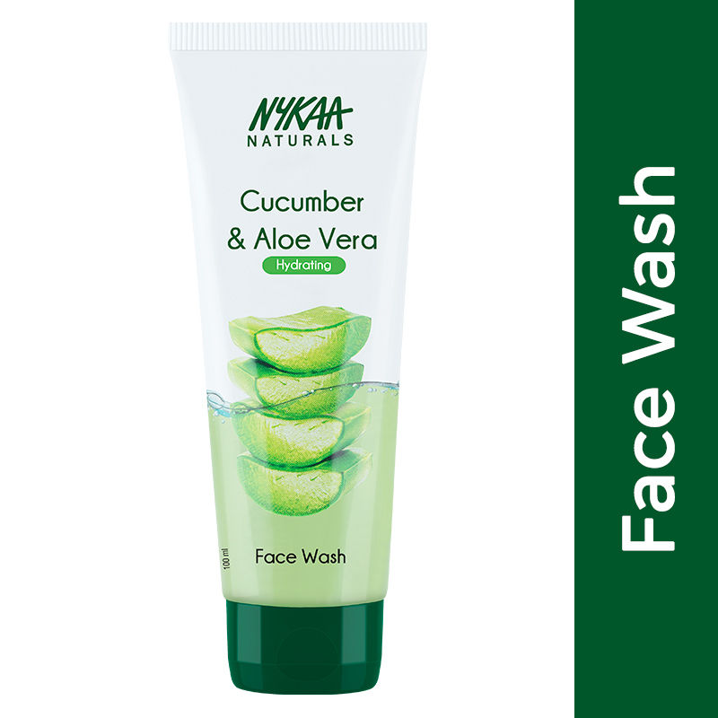 Nykaa Naturals Cucumber & Aloe Face Wash,100 ml, Pack of 1 