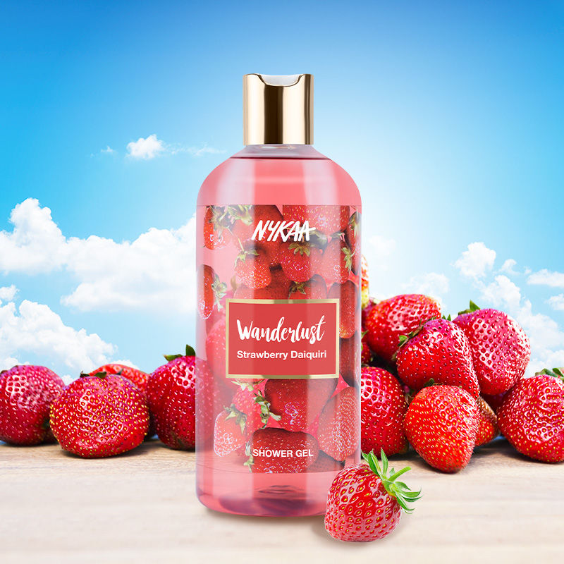 Nykaa Wanderlust Strawberry Daiquiri Shower Gel, 300 ml, Pack of 1 
