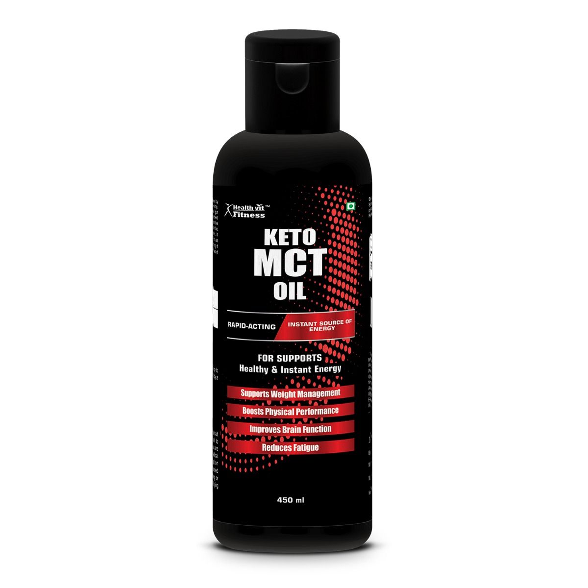 Healthvit Fitness Keto MCT Oil, 450 ml Price, Uses, Side Effects