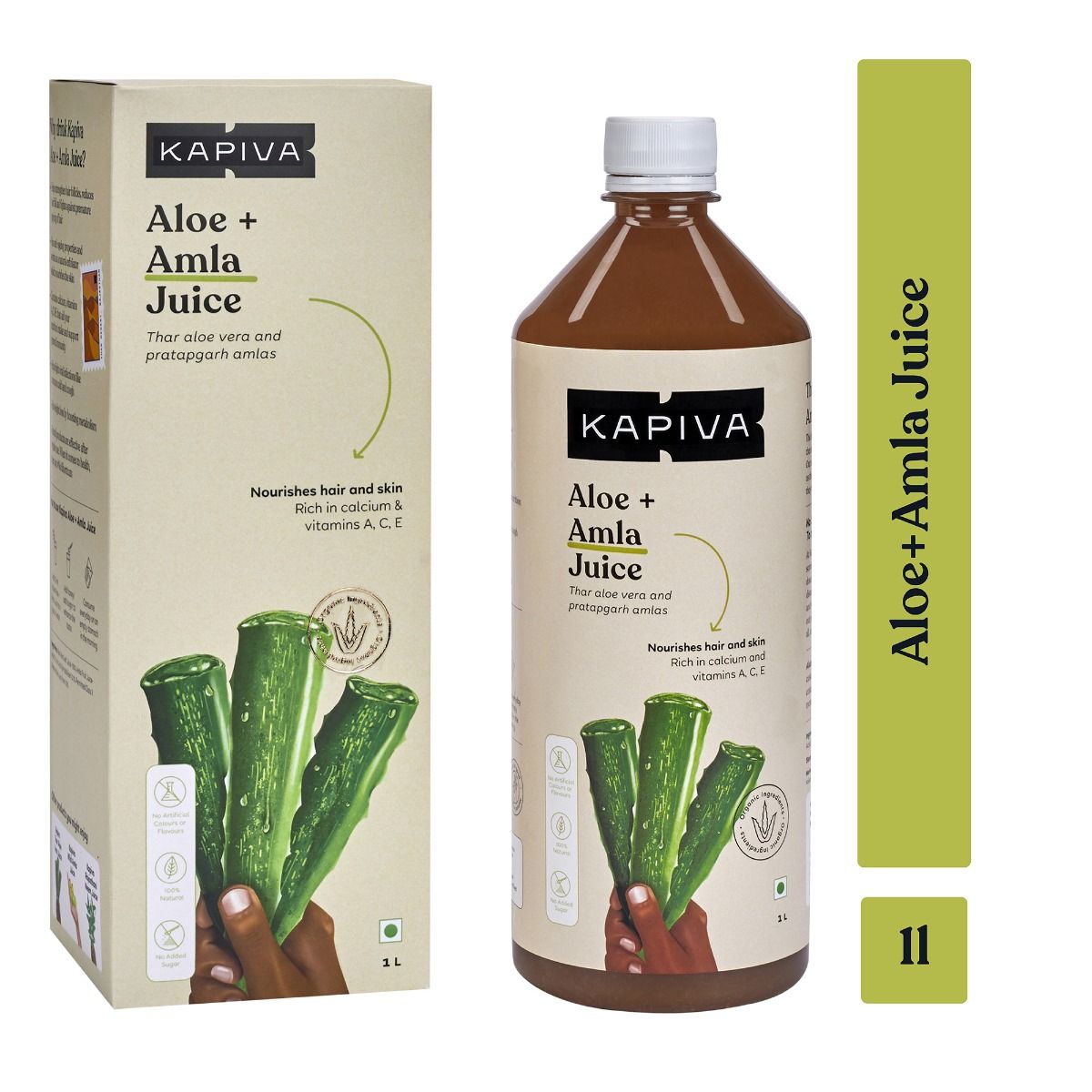 Buy Kapiva Aloe + Amla Juice, 1 L Online