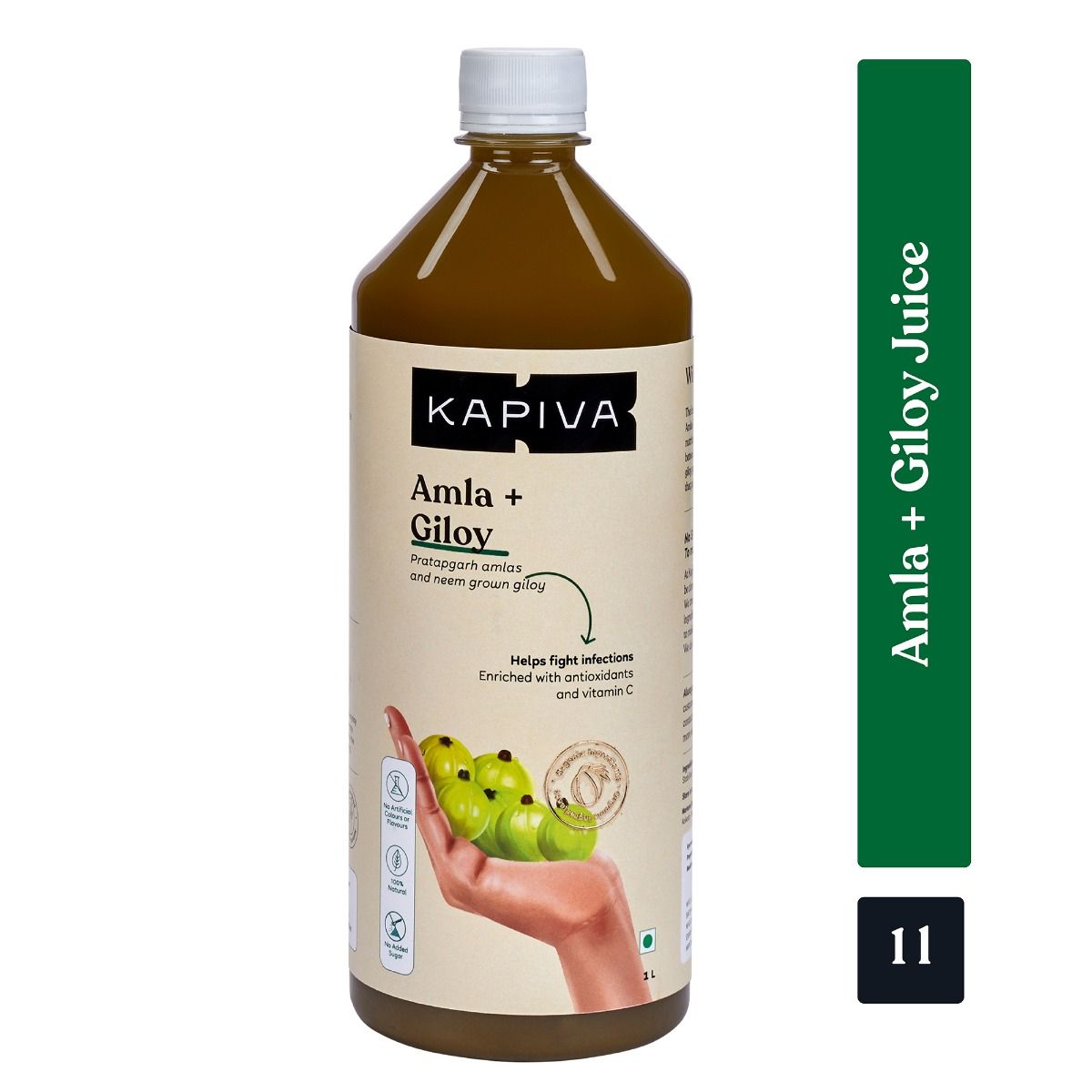 Buy Kapiva Amla + Giloy Juice, 1 L Online