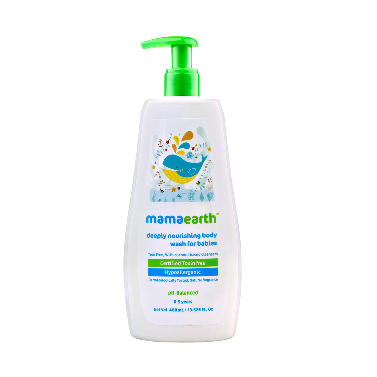 Buy Mamaearth Deeply Nourishing Body Wash For Babies, 0 to 5 Years, 400 ml Online
