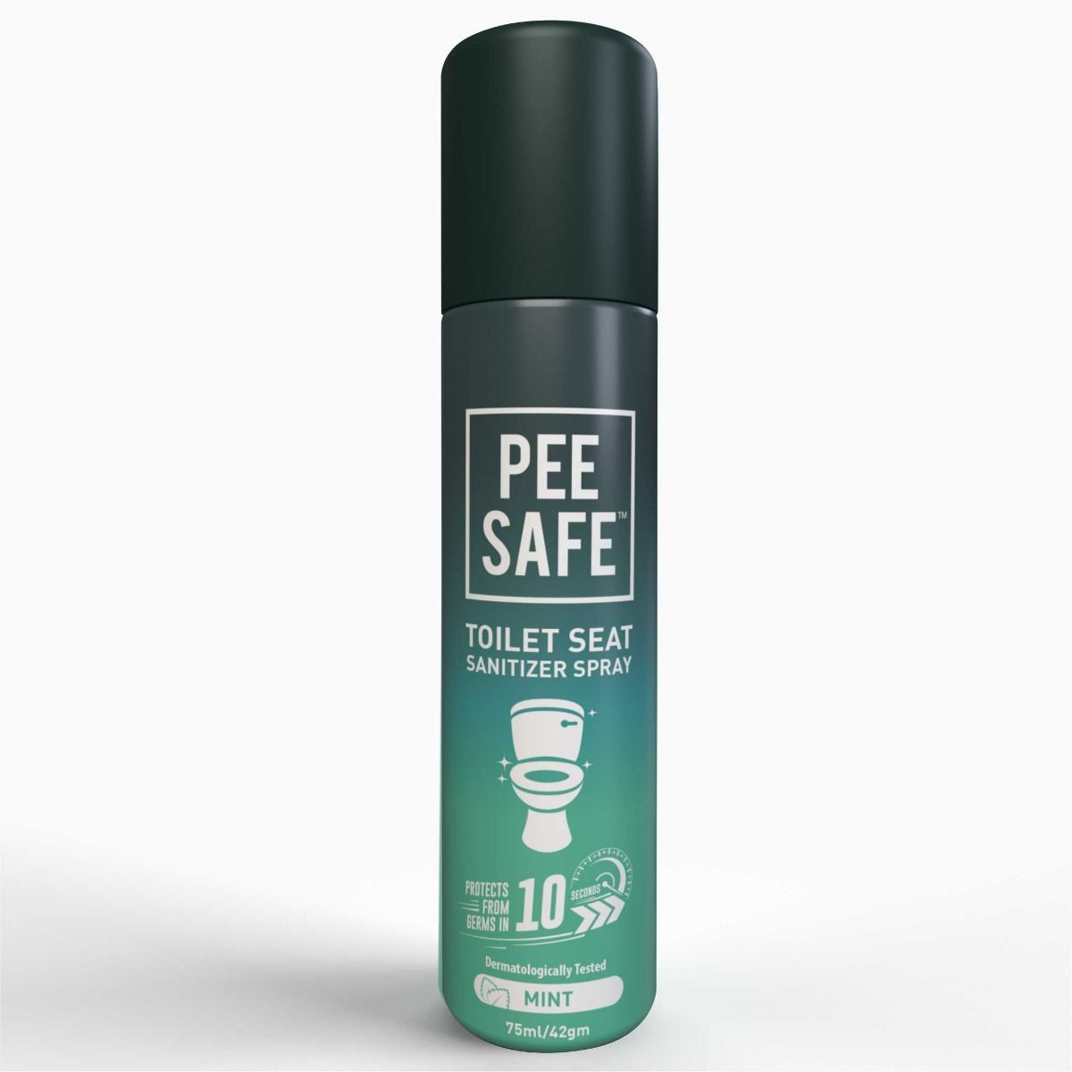Pee Safe Toilet Seat Sanitizer Mint Spray, 75 ml, Pack of 1 