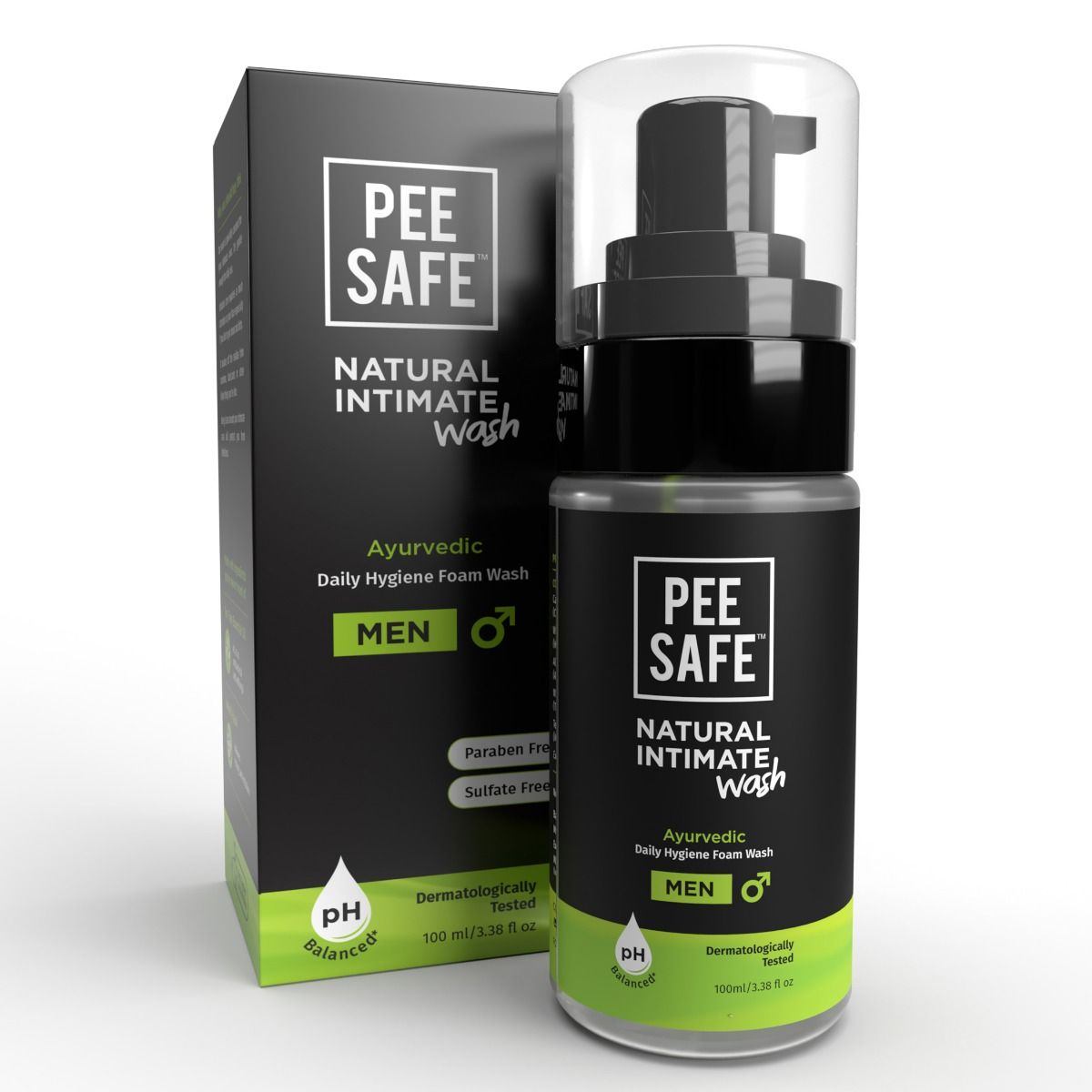 Pee Safe Natural Intimate Wash for Men, 100 ml, Pack of 1 