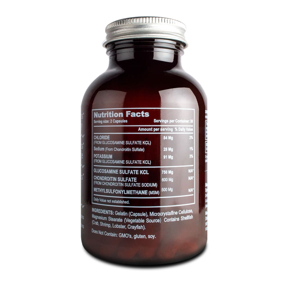 The Vitamin Company Glucosamine Chondroitin MSN with OptiMSM, 60