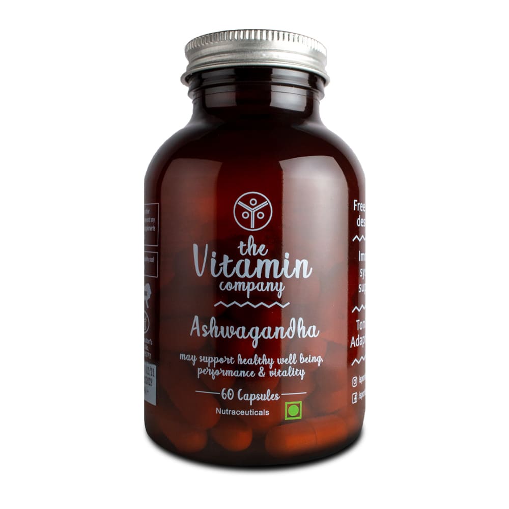 The Vitamin Company Ashwagandha, 60 Capsules Price, Uses, Side Effects