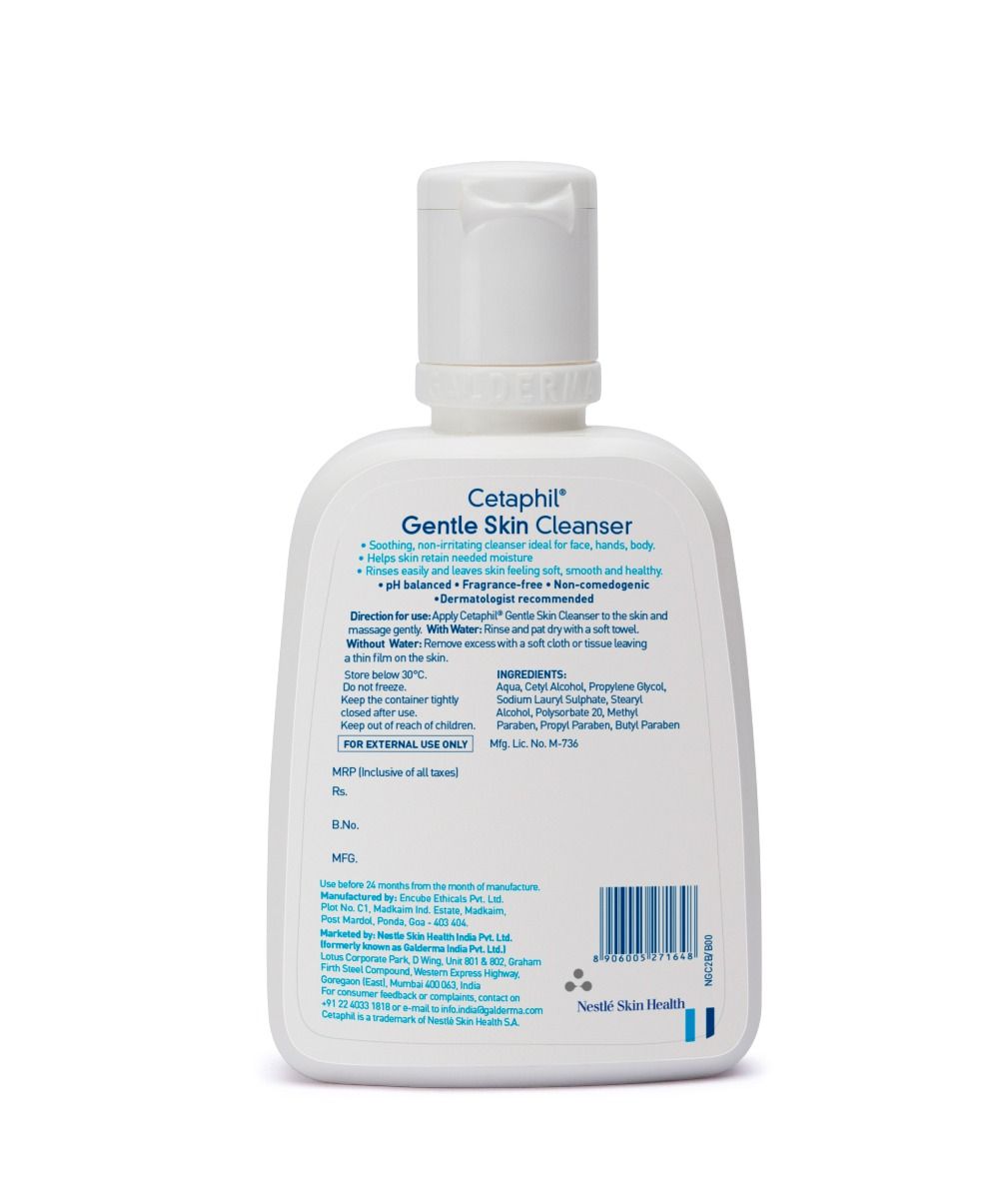 Cetaphil Gentle Skin Cleanser, 125 ml, Pack of 1 