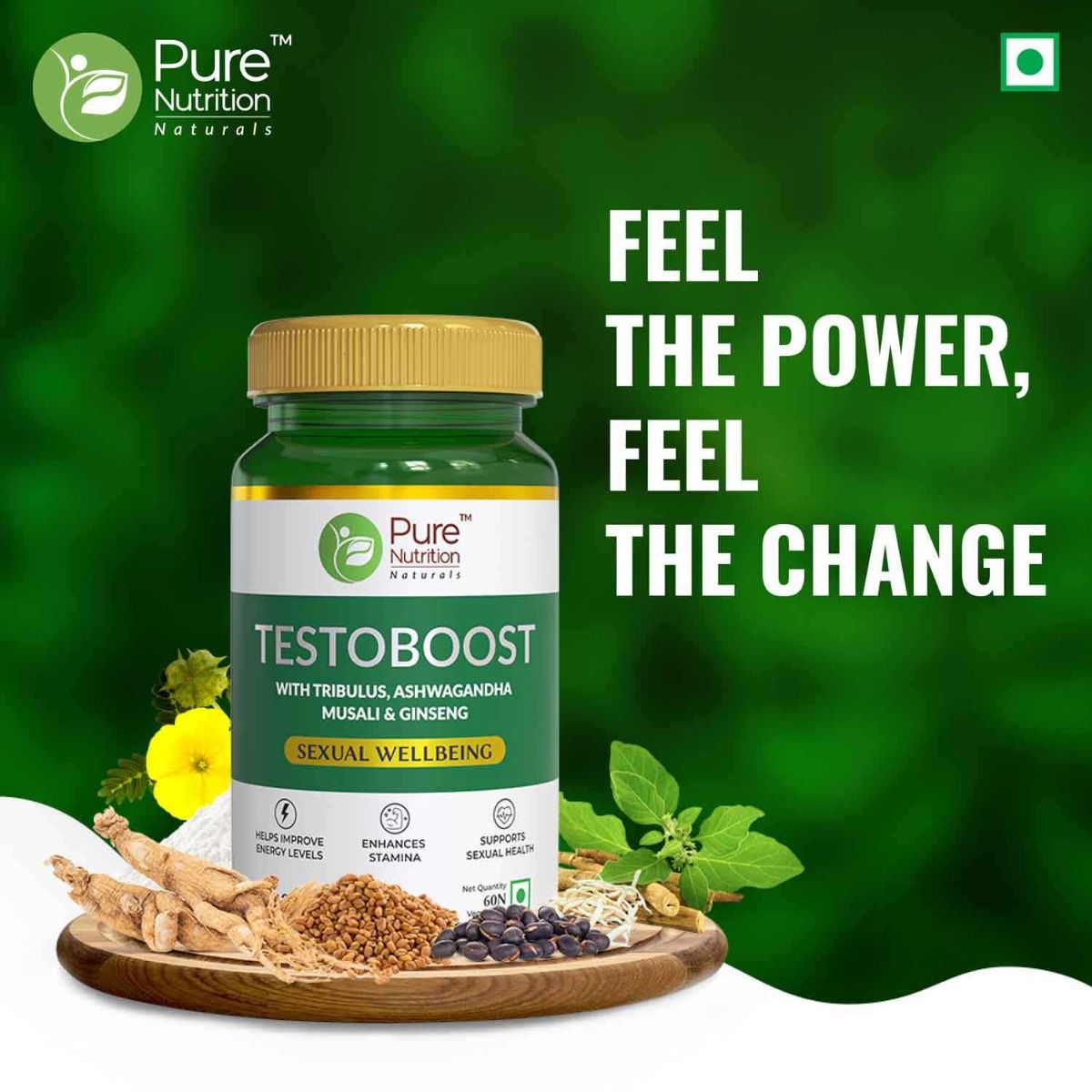 Pure Nutrition Testoboost 1200 mg, 60 Tablets Price, Uses, Side Effects