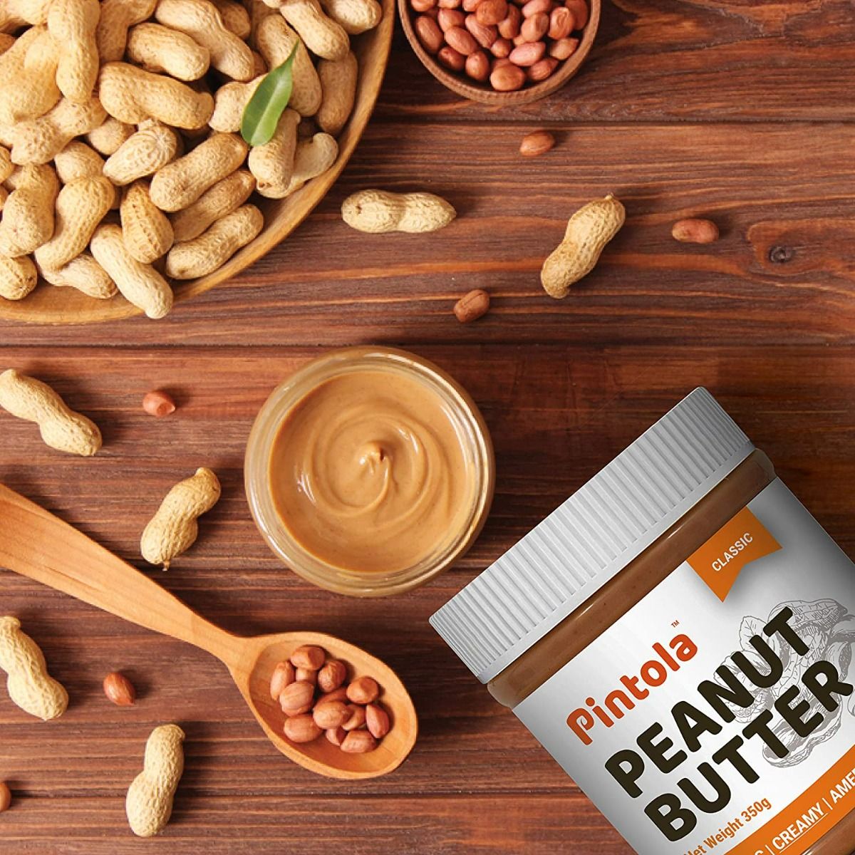 Pintola Classic Creamy Peanut Butter, 350 gm Price, Uses, Side Effects