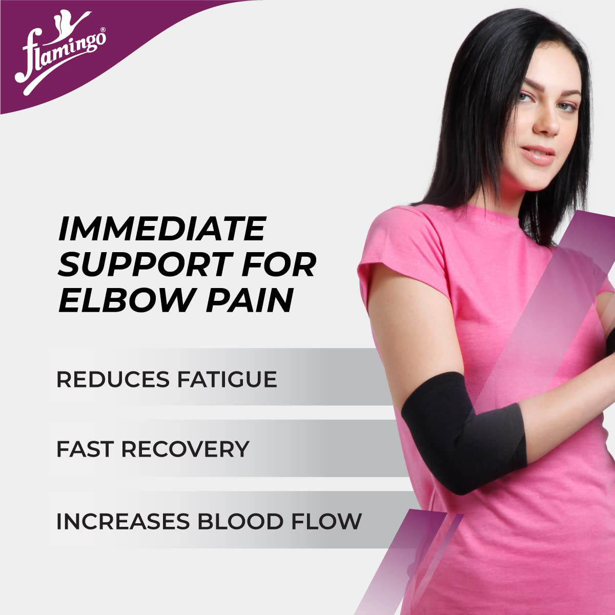 Flamingo Elbow Support Medium, 1 Count Price, Uses, Side Effects ...