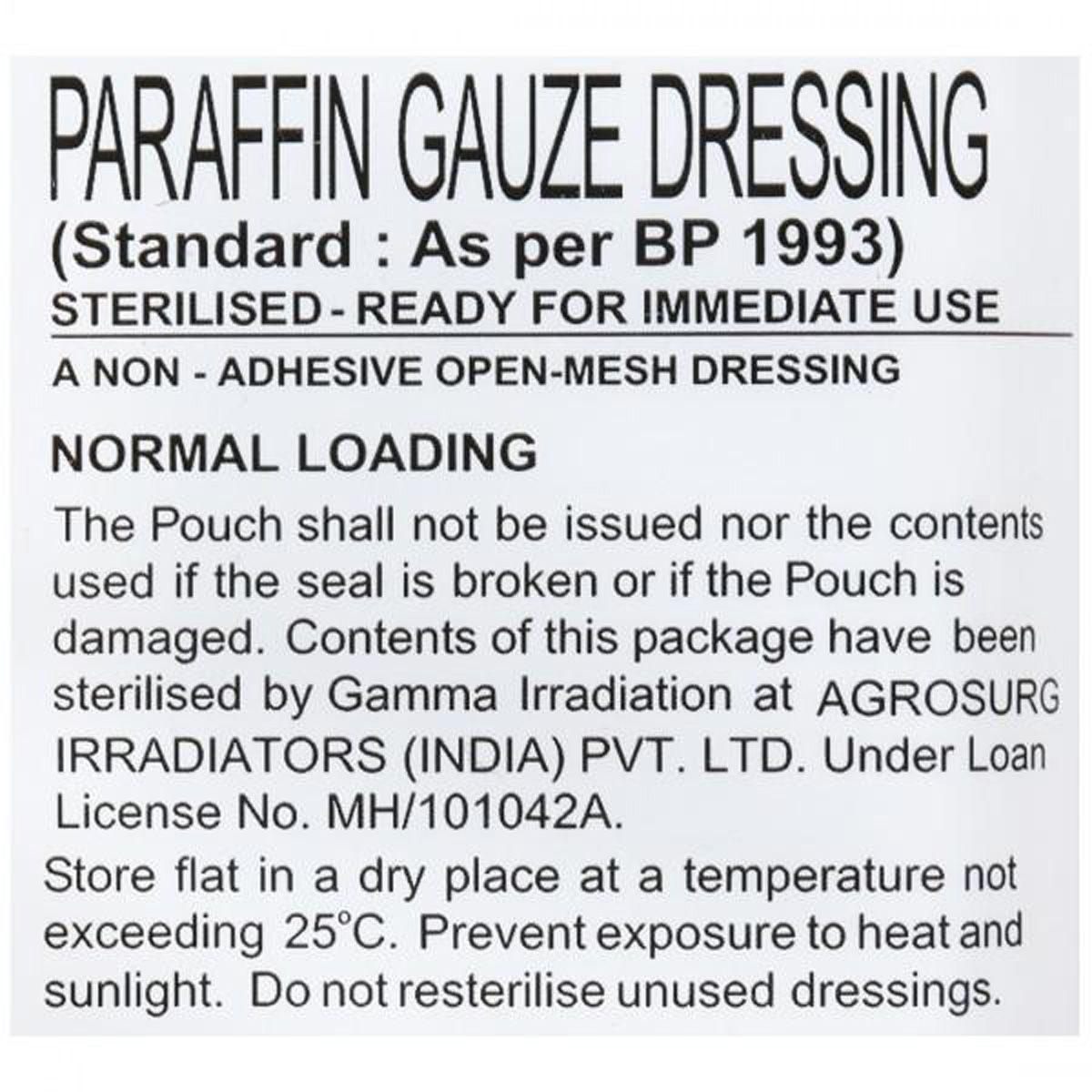 10 cm x 10 cm Paraffin Gauze, 20 Count Price, Uses, Side Effects, Composition Apollo