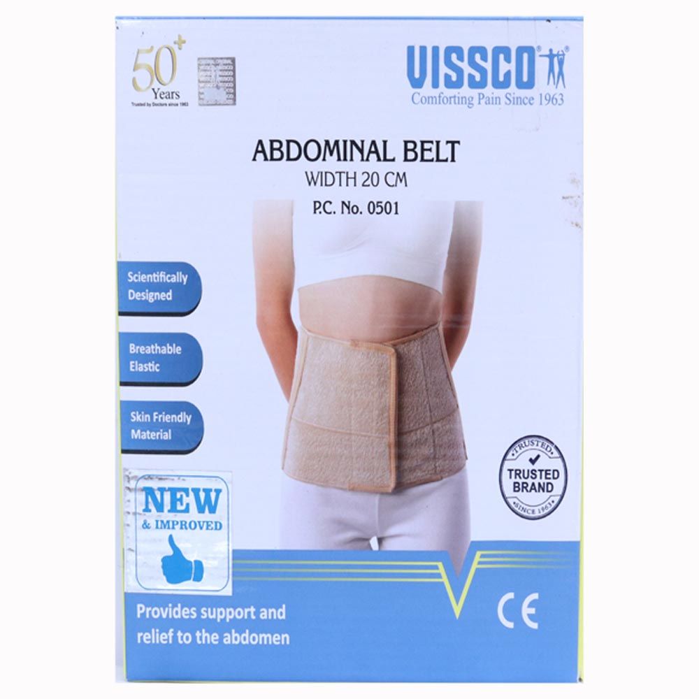 ABDOMINAL BELT SMALL (VISSCO) Price, Uses, Side Effects, Composition