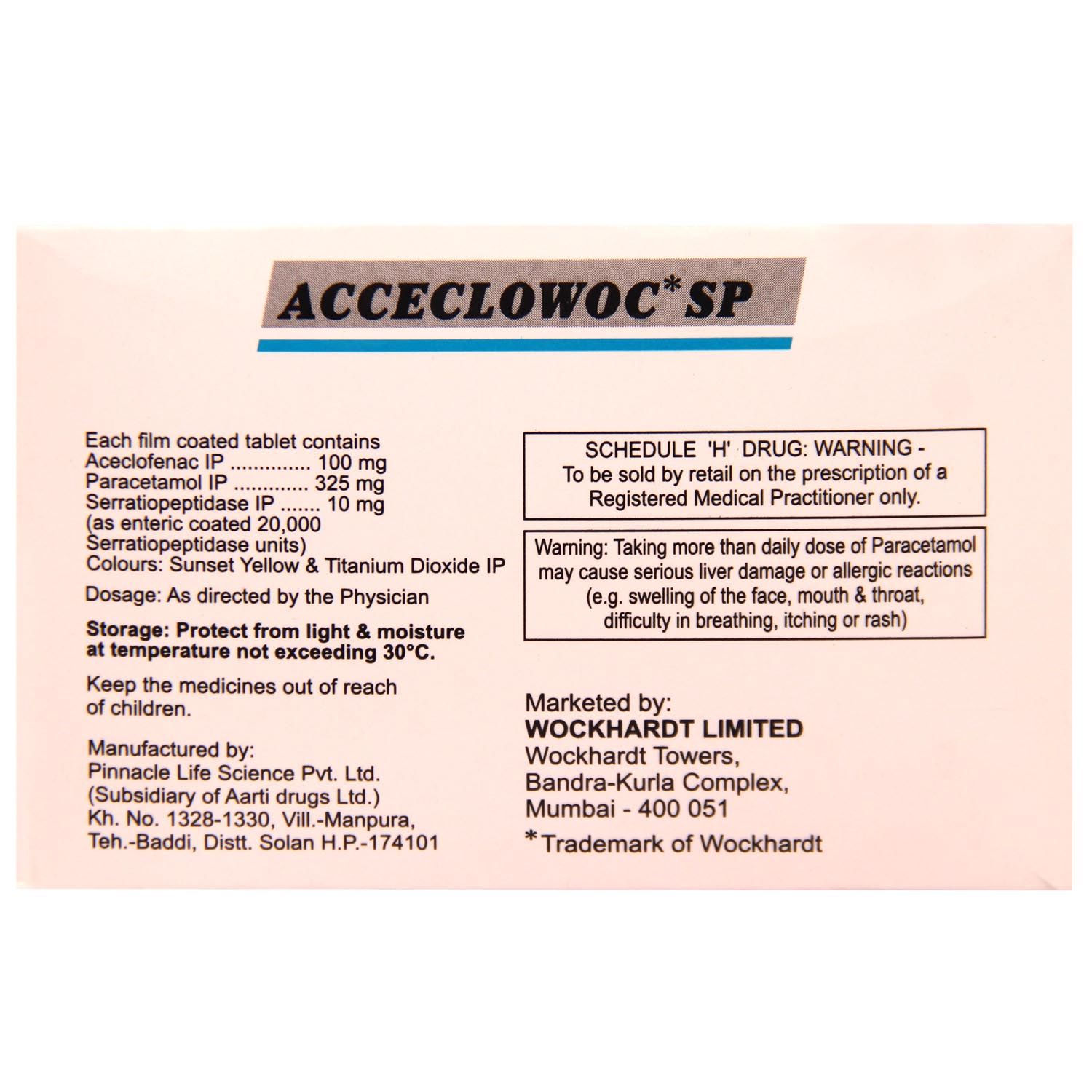 Acceclowoc Sp Tablet 10 S Price Uses Side Effects Composition Apollo Pharmacy