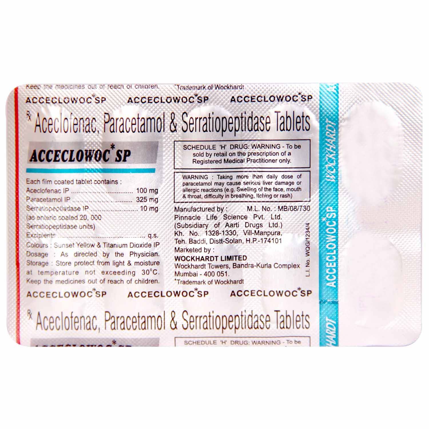 Acceclowoc Sp Tablet Price Uses Side Effects Composition Apollo 24 7