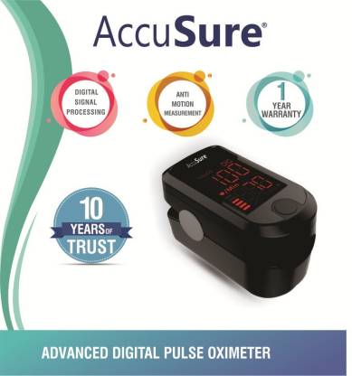 Accusure Pulse Oximeter, 1 Count, Pack of 1 