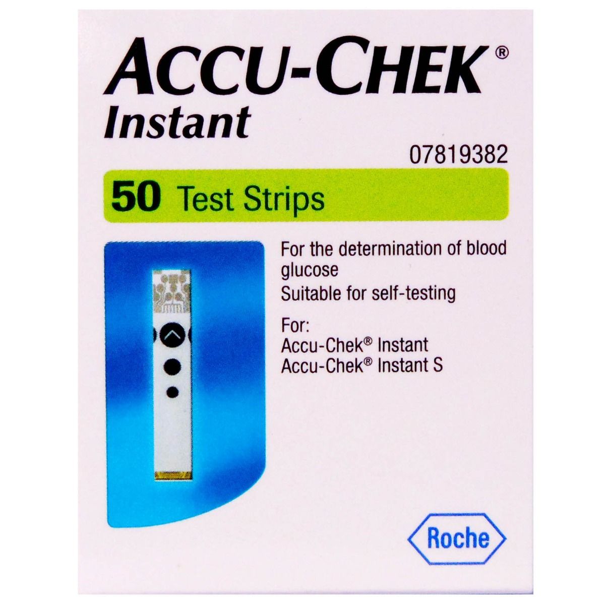 Accu-Chek Instant Test Strips, 50 Count, Pack of 1 