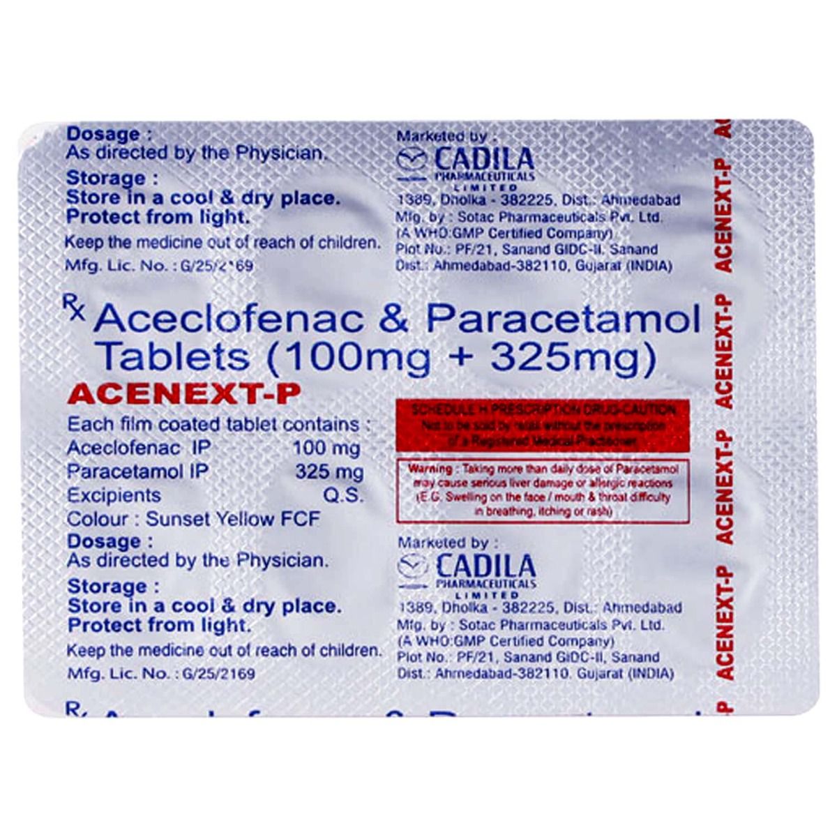 Acenext P Tablet 10's Price, Uses, Side Effects, Composition ...