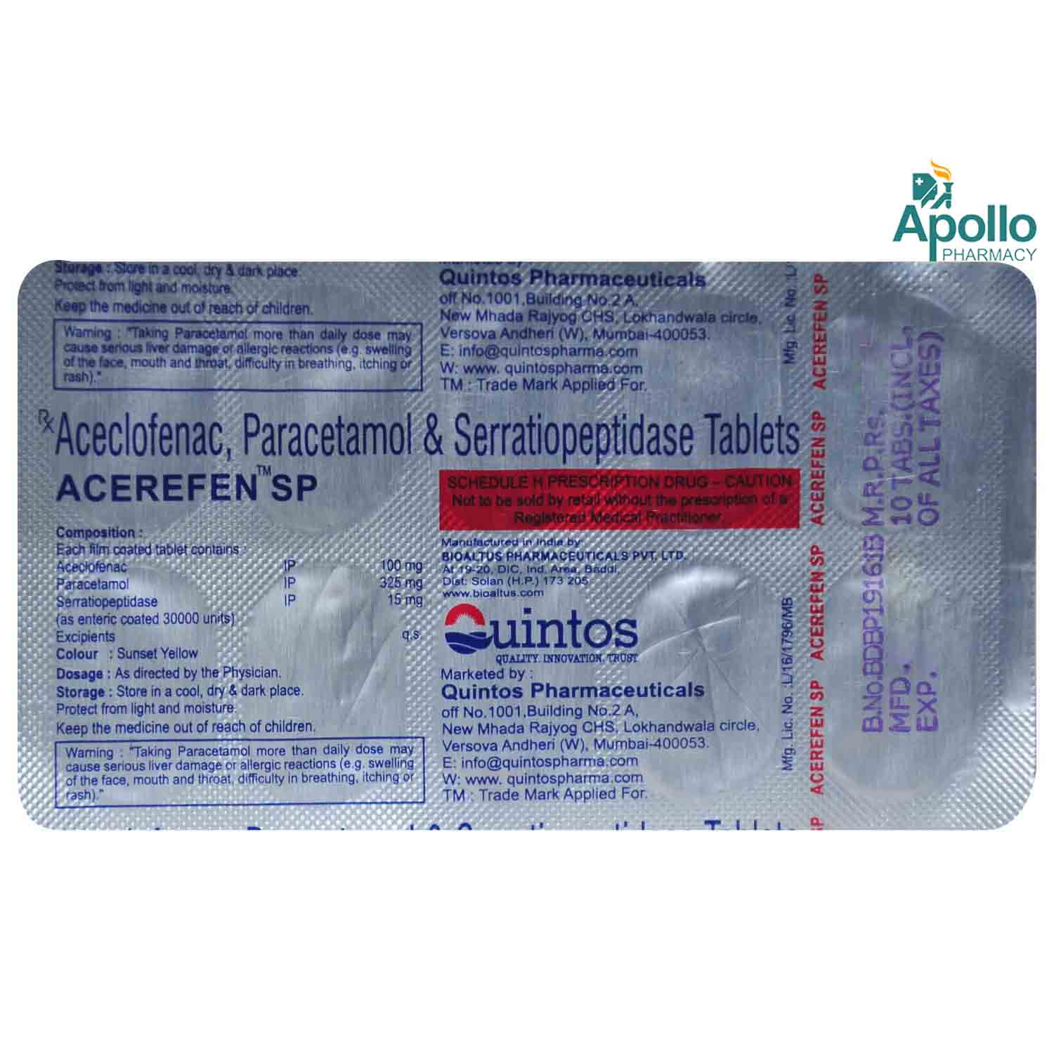 Acerefen Sp Tablet 10 S Price Uses Side Effects Composition Apollo Pharmacy Acerefen Sp Tablet 10 S Price Uses Side Effects Composition Apollo Pharmacy