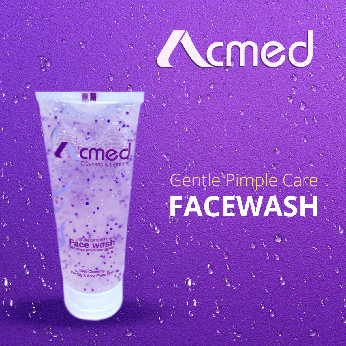 Acmed Gentle Pimple Clear Face Wash, 70 gm, Pack of 1 