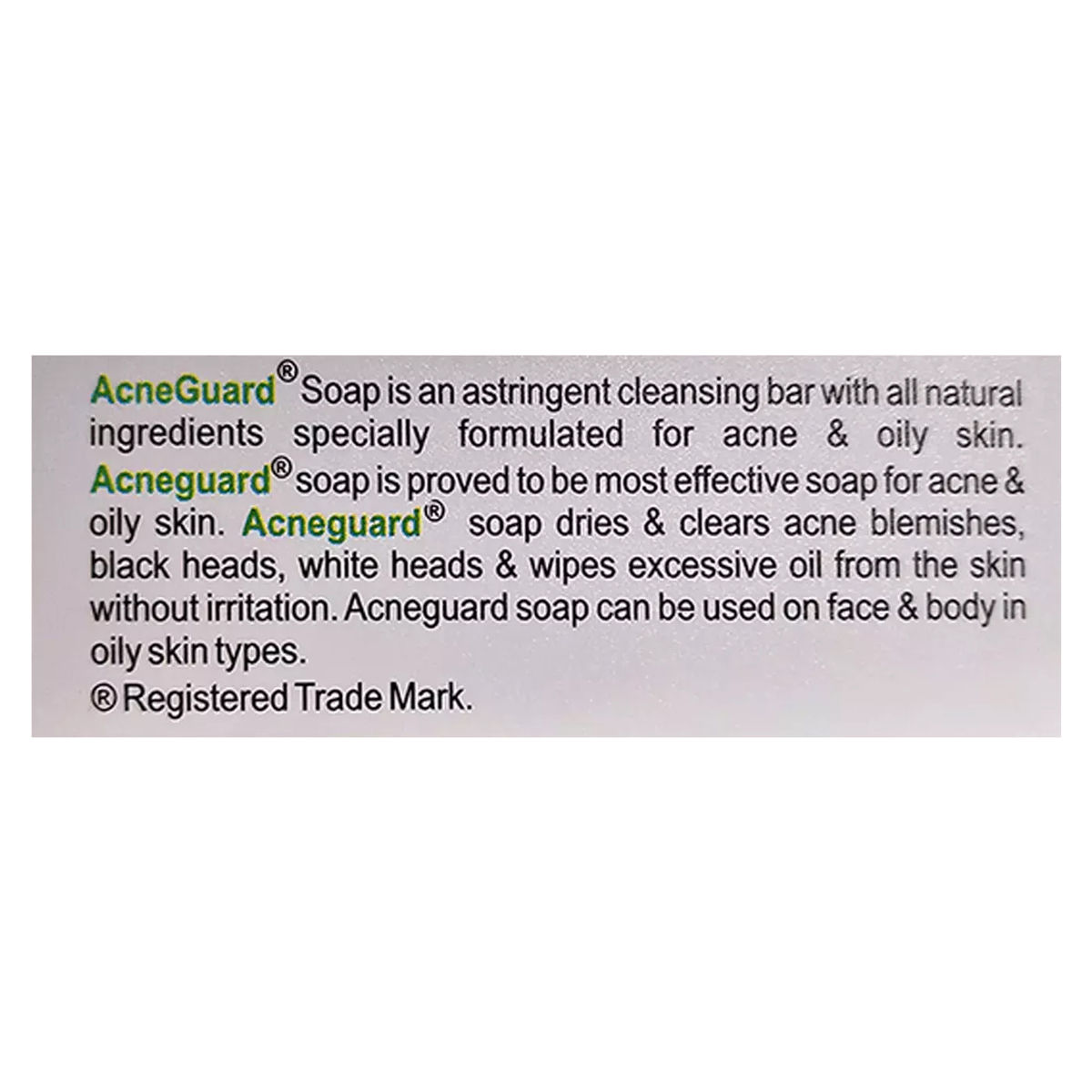 acneguard gold soap