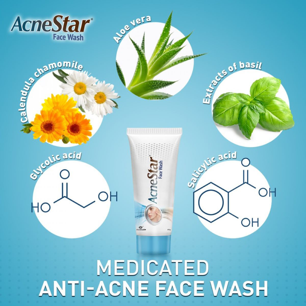 Acnestar Face Wash, 50 gm Price, Uses, Side Effects, Composition