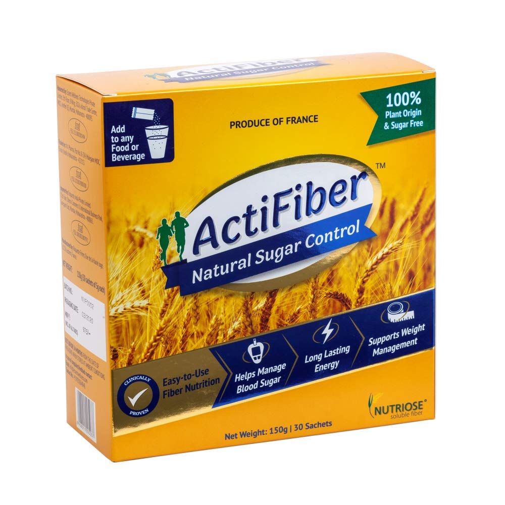 Buy Actifiber Natural Sugar Control, 150 gm (30 sachets x 5 gm) Online