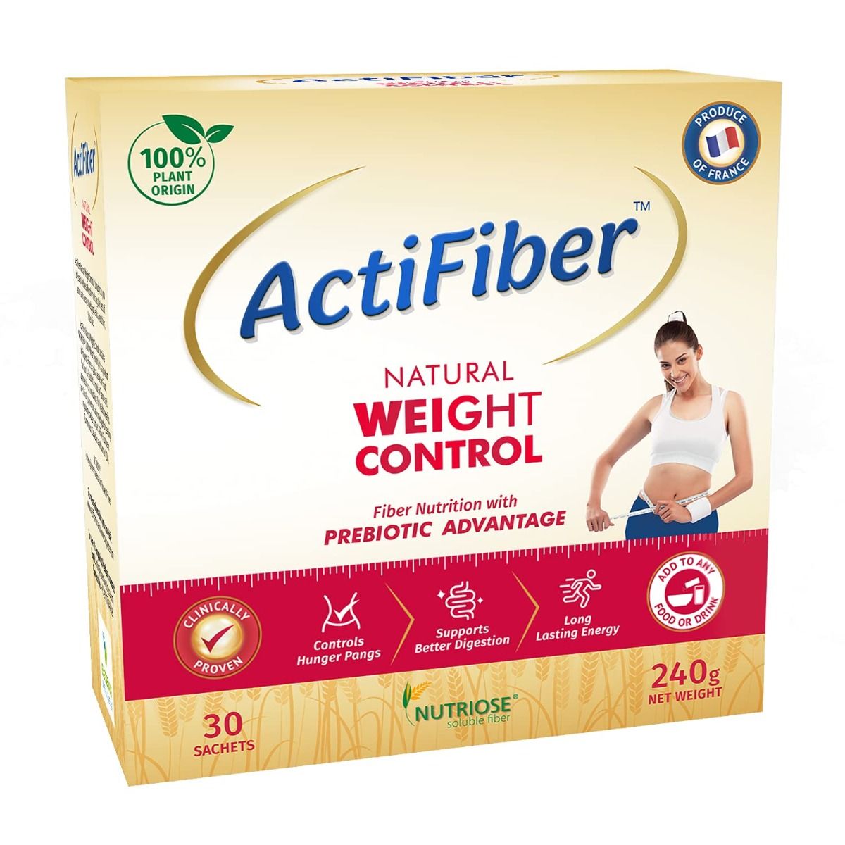 Buy ActiFiber Natural Weight Control, 240 gm (30 sachets x 8 gm) Online