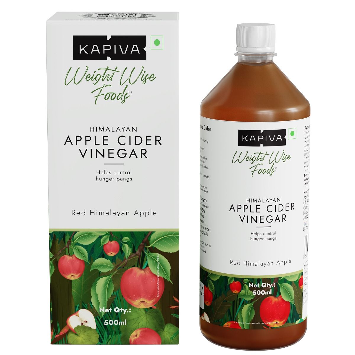 Kapiva Himalayan Apple Cider Vinegar, 500 ml, Pack of 1 