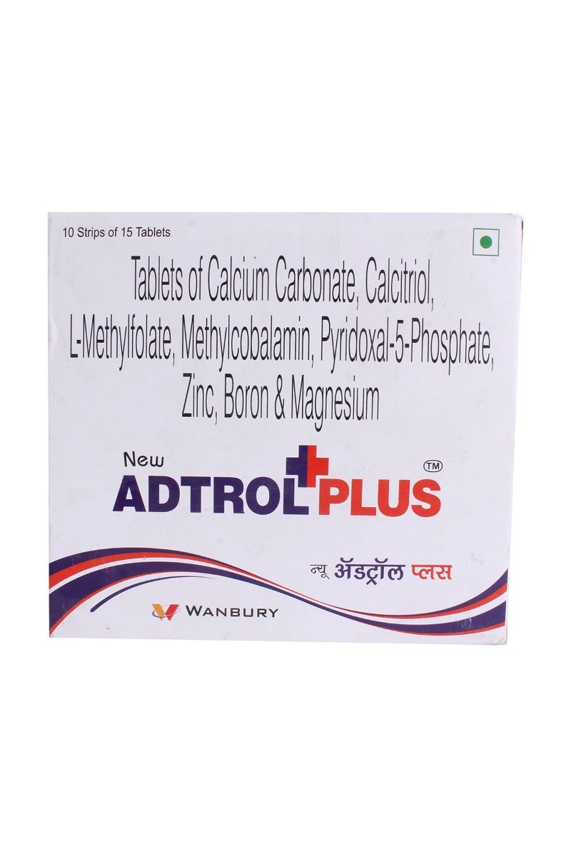 New Adtrol Plus Tablet 15's, Pack of 15 TABLETS