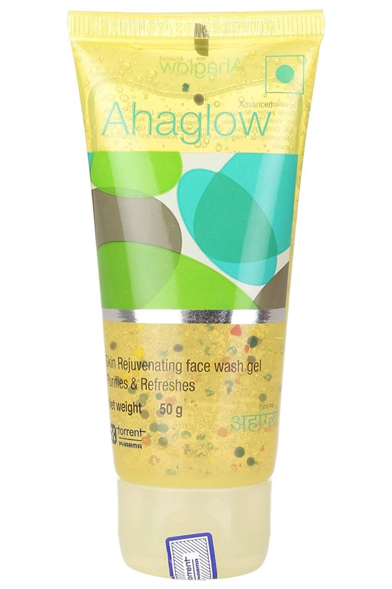 Ahaglow Skin Rejuvenating Gel Face Wash, 50 gm Price, Uses, Side