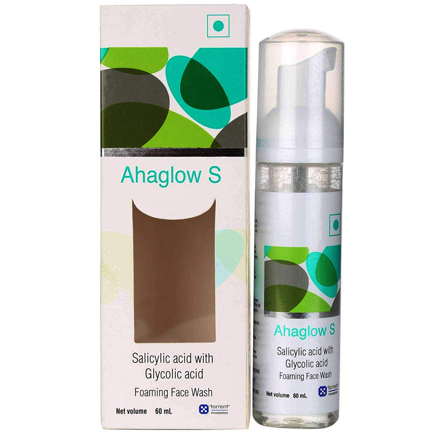 Ahaglow S Foaming Face Wash, 60 ml, Pack of 1 