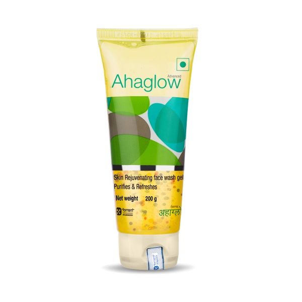Buy Ahaglow Face Wash Gel, 200 gm Online