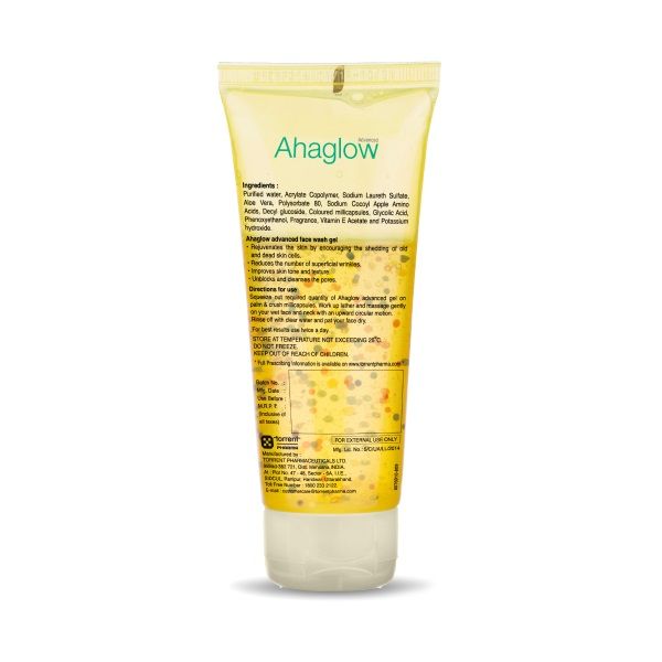 Ahaglow Face Wash Gel, 200 gm, Pack of 1 Gel