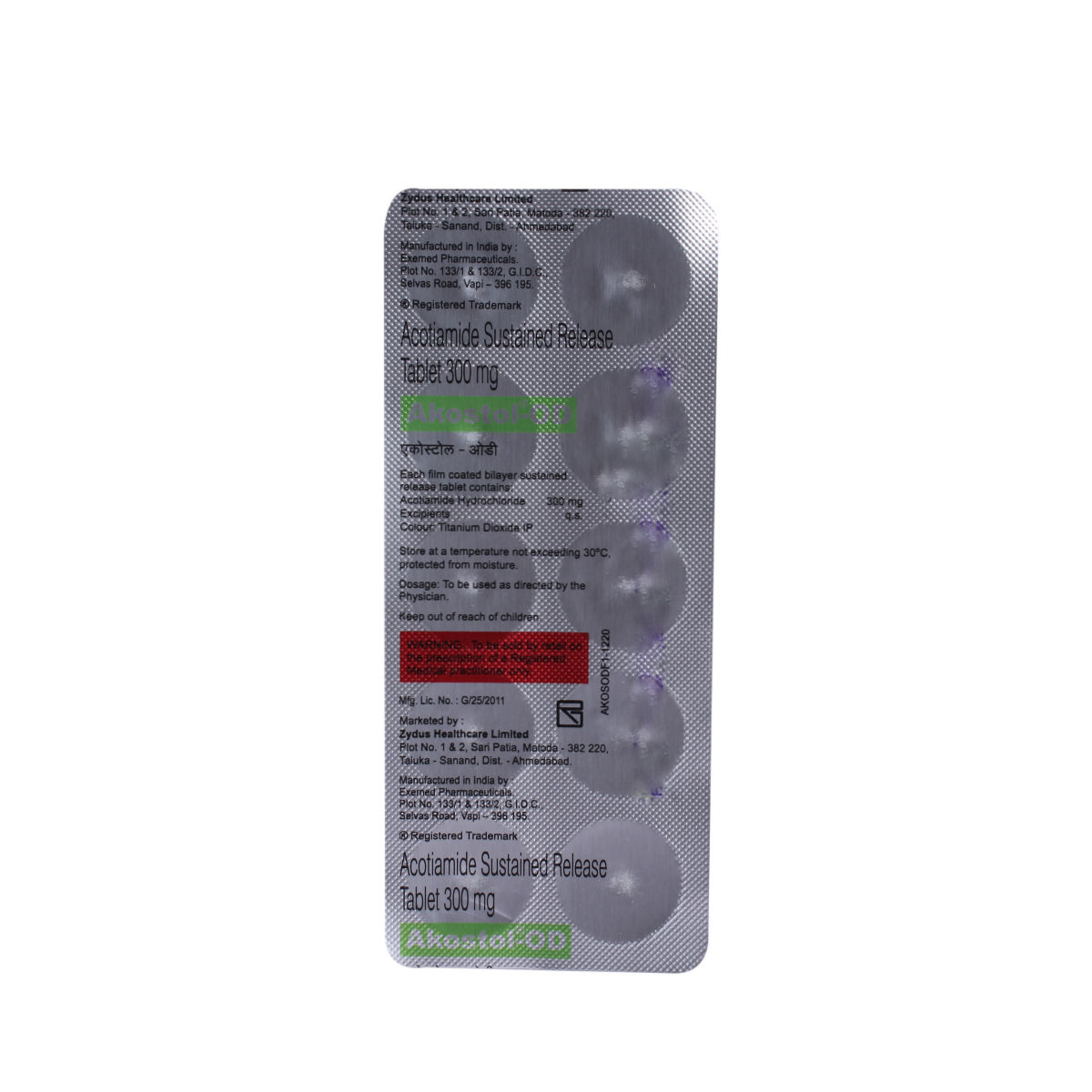 AKOSTOLOD 300 TABLETS 10'S Price, Uses, Side Effects, Composition